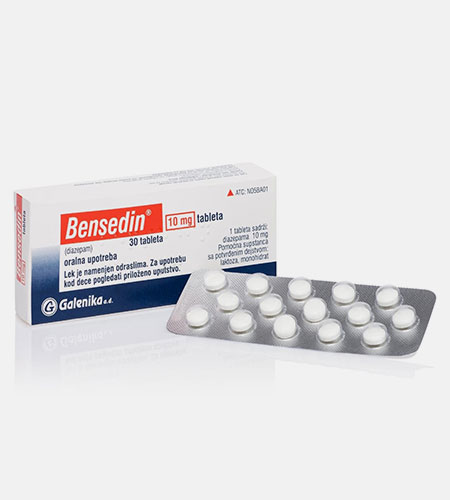 Bensedin (diazepam) from Galenika