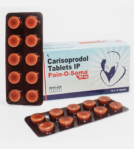 Pain-O-Soma (carisoprodol) from HAB Pharmaceuticals