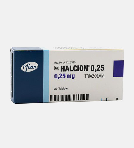 Halcion (triazolam) from Pfizer (🇸🇮SL)